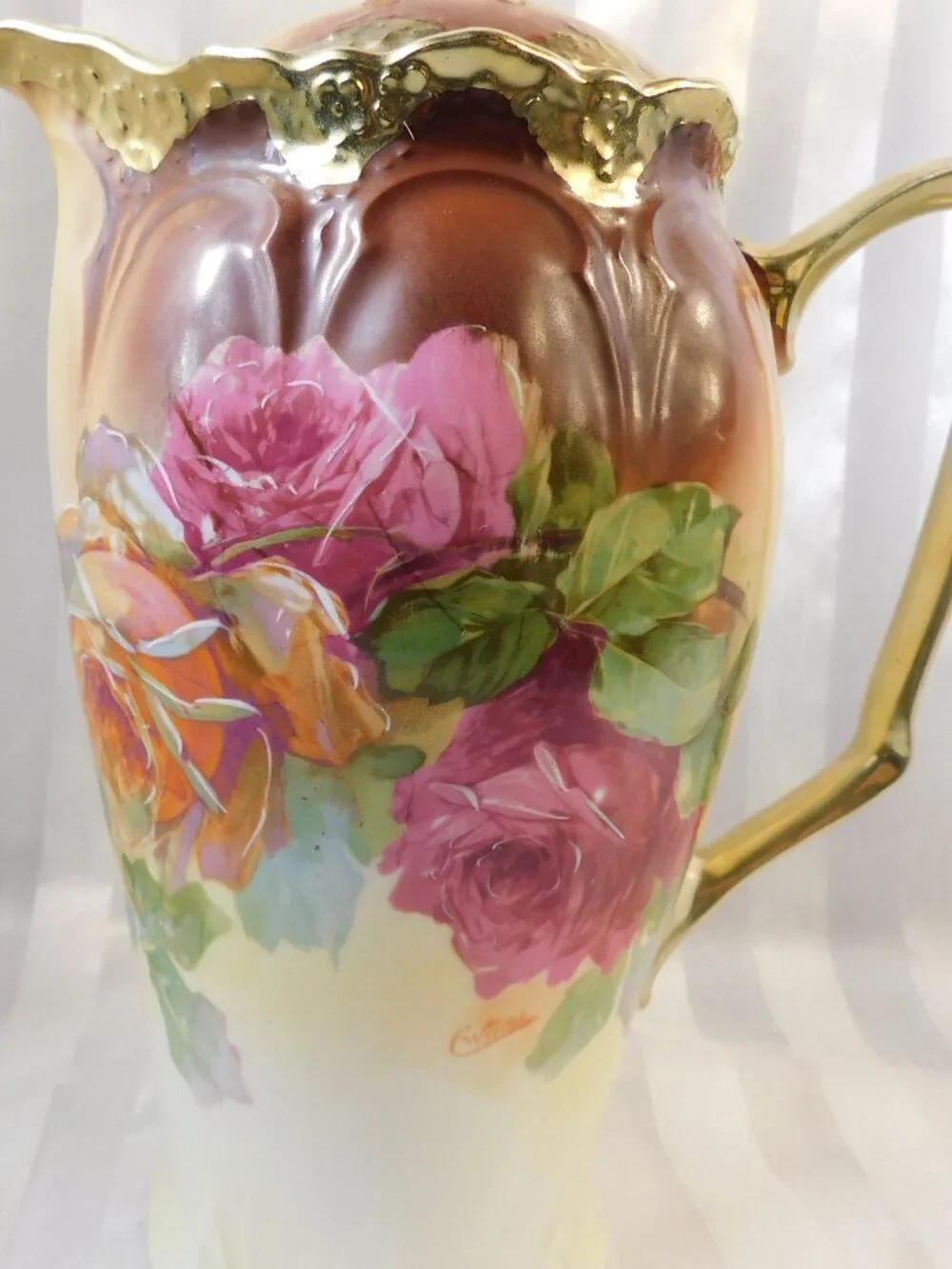 Signed Atlas Brand Coffee Pot, Teapot, Chocolate Pot # 2889
